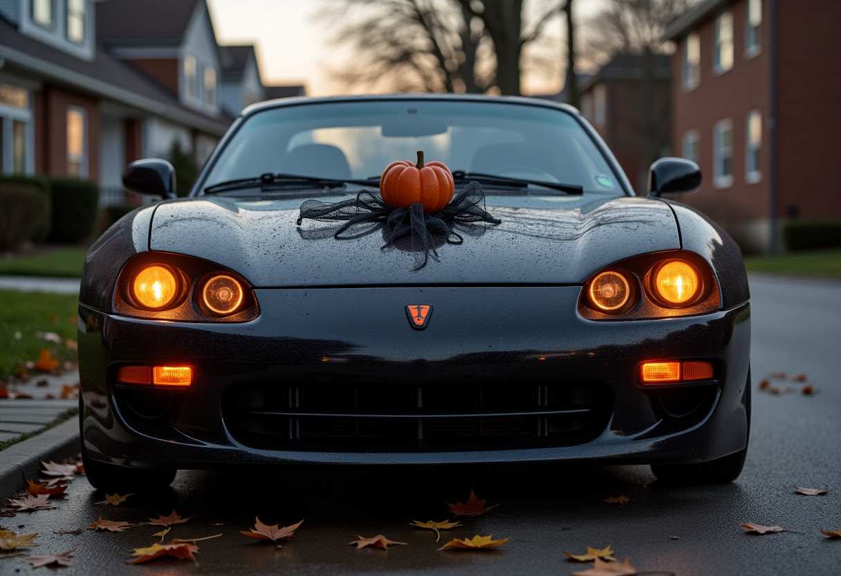 Taller en Halloween: coches famosos